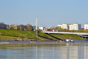 The embankment in Tyumen, Russia.