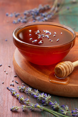 Fresh honey and lavender