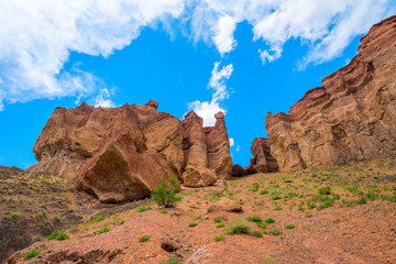 Fototapeta premium View over Sharyn or Charyn Canyon, Kazakhstan