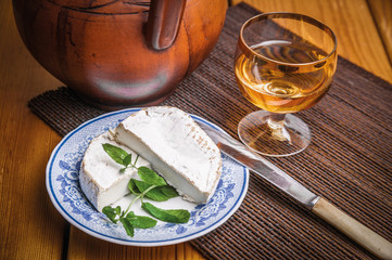 Camembert cheese, brie cheese, soft French cheeses