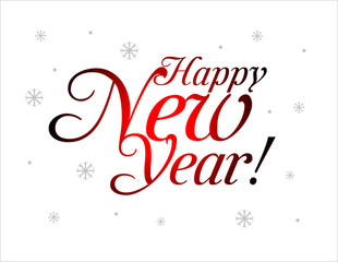 Happy New Year. Vector