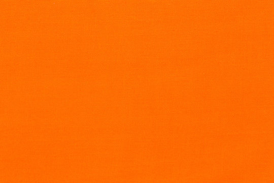 Orange Fabric Texture Background.