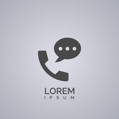 Obraz premium elephone receiver icon
