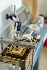 Laboratory test equipment  direct shear apparatus - obrazy, fototapety, plakaty