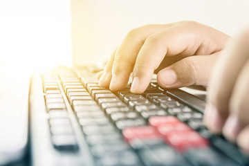 Hands on  keyboard, Concept data entry