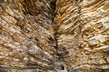 Rock mountain texture background, nature landscape