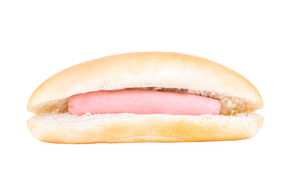 Original hot dog. Isolated on white background