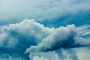 black clouds with some interesting light.