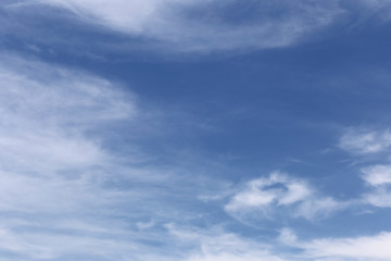Naklejka na ściany i meble Cloud on blue sky in the daytime.