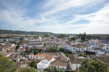 Fototapeta na wymiar Old town of Obidos, Portugal