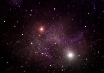 galaxy in a free space