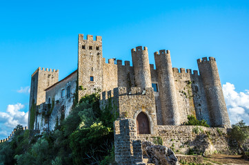 Fototapeta na wymiar Obidos Castle Portugal