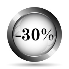 30 percent discount icon