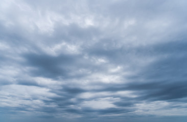Sky with rain cloud in nature background