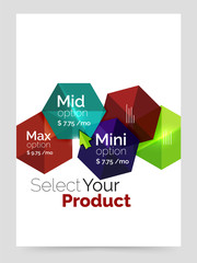 A4 business brochure template