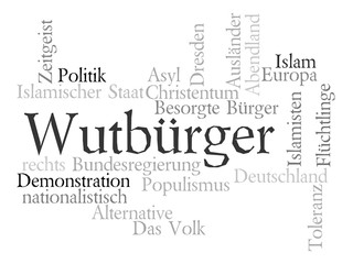 Wordcloud Wutbürger - 128369109