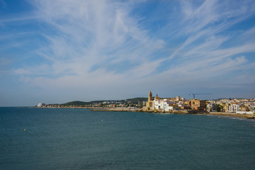 Fototapeta na wymiar Mediterranean Sea, Sitges