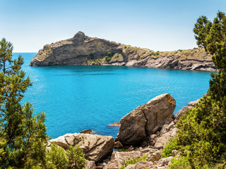 Picturesque location in the Crimea, Cape Kapchik
