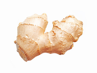 ginger root isolated on white background