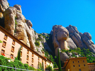 Montserrat Monastery, Santa Maria de Montserrat is a Benedictine abbey located on the mountain...