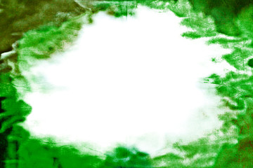 Beautiful green frame framed horizontal empty background