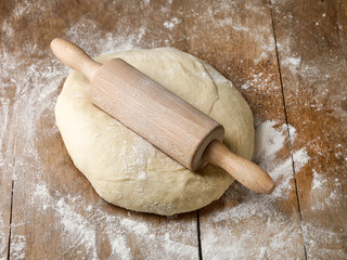 fresh raw dough