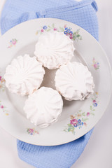 White sweet marshmallows