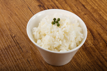 Steamed rice
