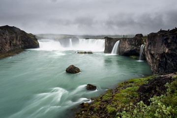 Beautifull Godafoss waterfall in Iceland