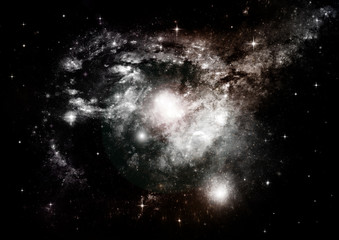 galaxy in a free space