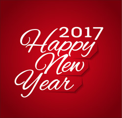Happy new year celebration greeting card
