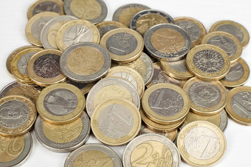 Euro coins