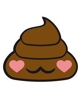 Hearts, love, love, little, sweet, cute, kot, kacka, shit, heap, pile, face, laughs