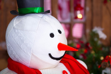 happy new year , snowman