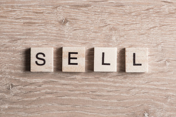 Fototapeta premium business conceptual word of wooden elements with letters