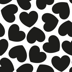 Seamless hearts pattern
