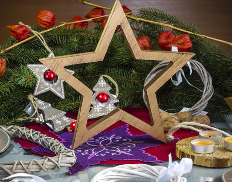 dekoracje choinkowe, wigilijne, domowe tradycyjne święta, Christmas decoration