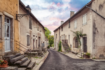 Fototapeta na wymiar Old street in France