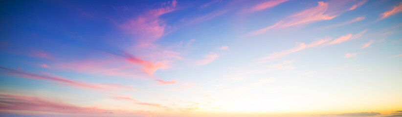 colorful sky at sunset