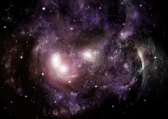 galaxy in a free space
