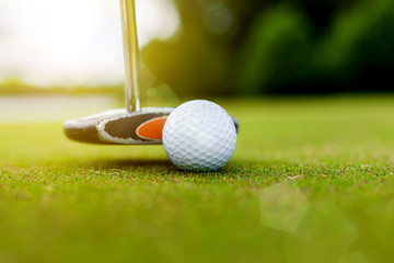 Golf equipment, golf ball and stick