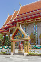 Fototapeta premium black monk temple in the south of Thailand