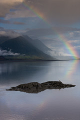 Rainbow over Turnagain Arm Alaska