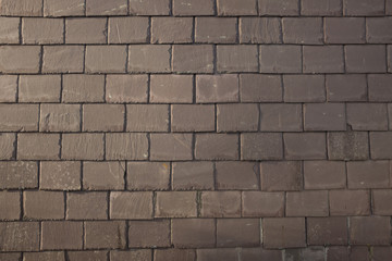 Slate wall.