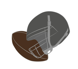 American Football. vector illustration
