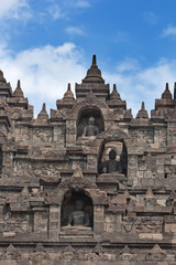 Fototapeta na wymiar Borobudur temple in Indonesia