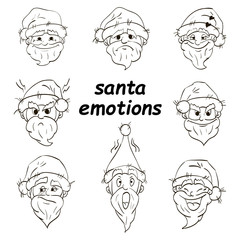 santa emotions