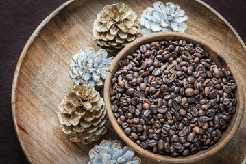 Geröstete Kaffeebohnen