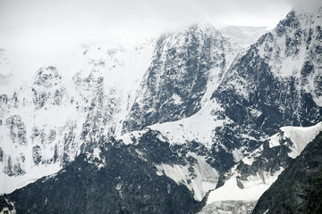 Belukha Peak (4506m) in Altai Mountains, Russian Federation