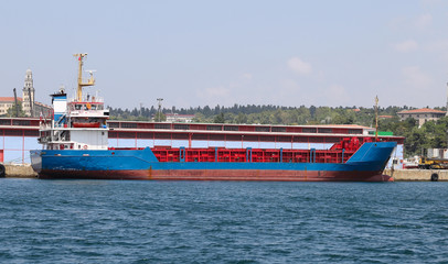 Fototapeta premium Cargo ship loading
